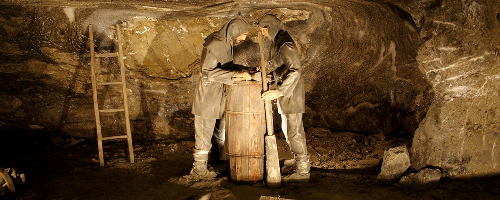 Working in the salt mine